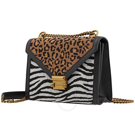 michael kors black animal print bag|Michael Kors animal print handbags.